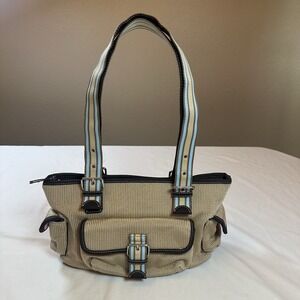 The Sak Belinda Tan Medium Satchel Shoulder Handbag Purse‎
